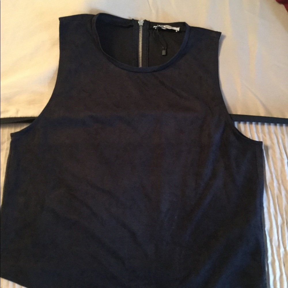 Zara Trafaluc Black sleeveless top